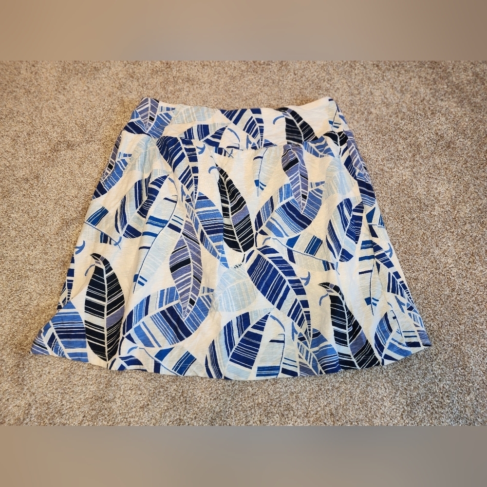 Tommy Bahama LaLa Leaf Skirt SoHo Boho Floral Tropical Retro Size XS